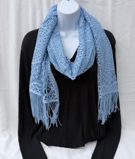 Women scarf, Shawl wrap Sky Blue Made in India