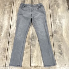 The Children's Place Girls' Super Skinny Gray Denim Jeans Size 12 Inseam 27 in