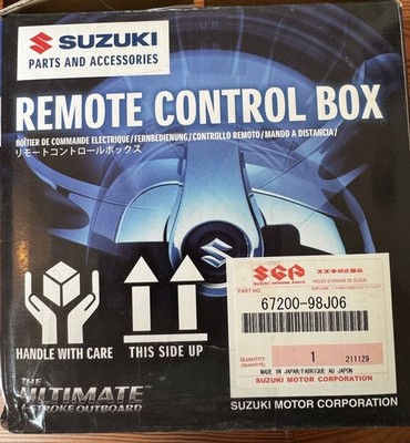 OEM Suzuki 67200-98J06 Remote Control Box Outboard Marine Control New Open Box