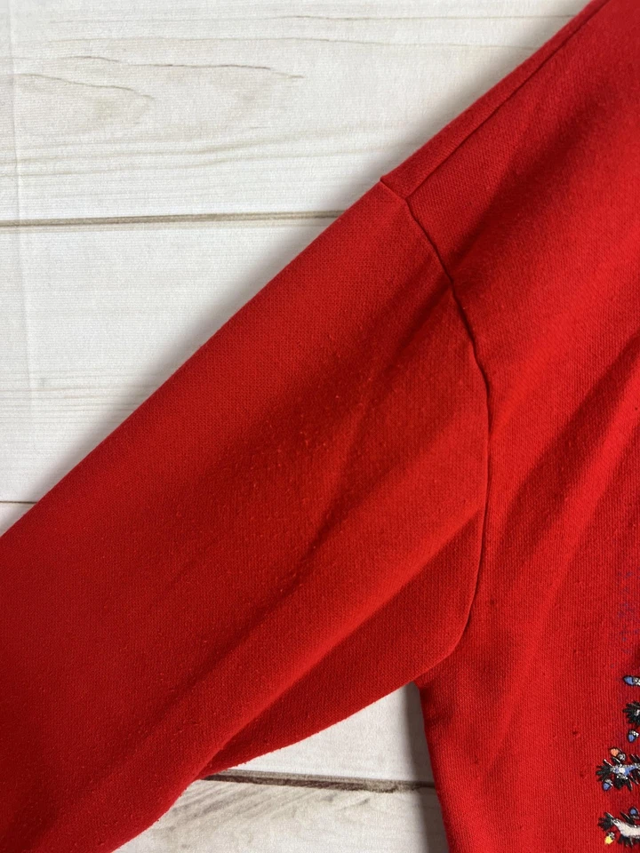 Vintage Nutcracker Sweater Womens Medium Snowman Christmas Pullover Made USA 90s - Image 3 of 4