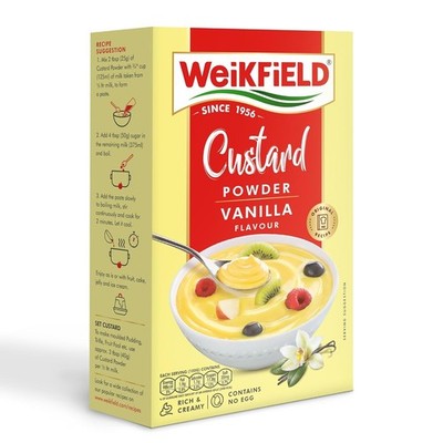 Weikfield Custard Powder Vanilla Flavor Best For Fruit Salads & Puddings 100 gm