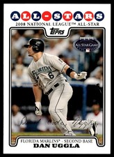 2008 Topps Update & Highlights Dan Uggla Florida Marlins #UH238