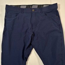 Nike Dri-FIT Flex Golf Pants 35x28 Blue Performance (Tag 33x30) BV0278-451