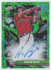 2025 Topps Chrome Cosmic GREEN Space Dust Refractor Austin Riley Auto /75