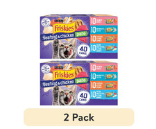  2 pack Purina Friskies Pate Wet Cat Food, 5.5 oz 40 