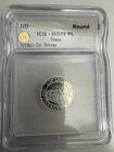 Monarch Precious Metals Train 1/10 Oz 0.999 Fine Silver Round ICG MS69 PL