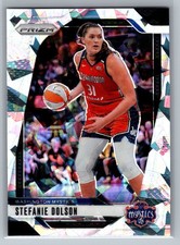 Stefanie Dolson 2024 Panini Prizm WNBA #34 Ice Prizm Washington Mystics