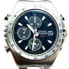 VINTAGE Seiko Macchina Sportiva Giugiaro Design 7T32-6H60 Chronograph Alarm#386B