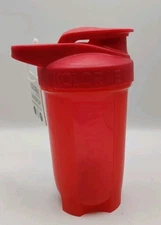 KOLORAE Shaker Cup 16 Oz Blender Mixer Bottle Container Red New