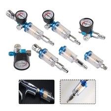 Multi functional Air Regulator Gauge Oil Water Trap Filter for Airbrush