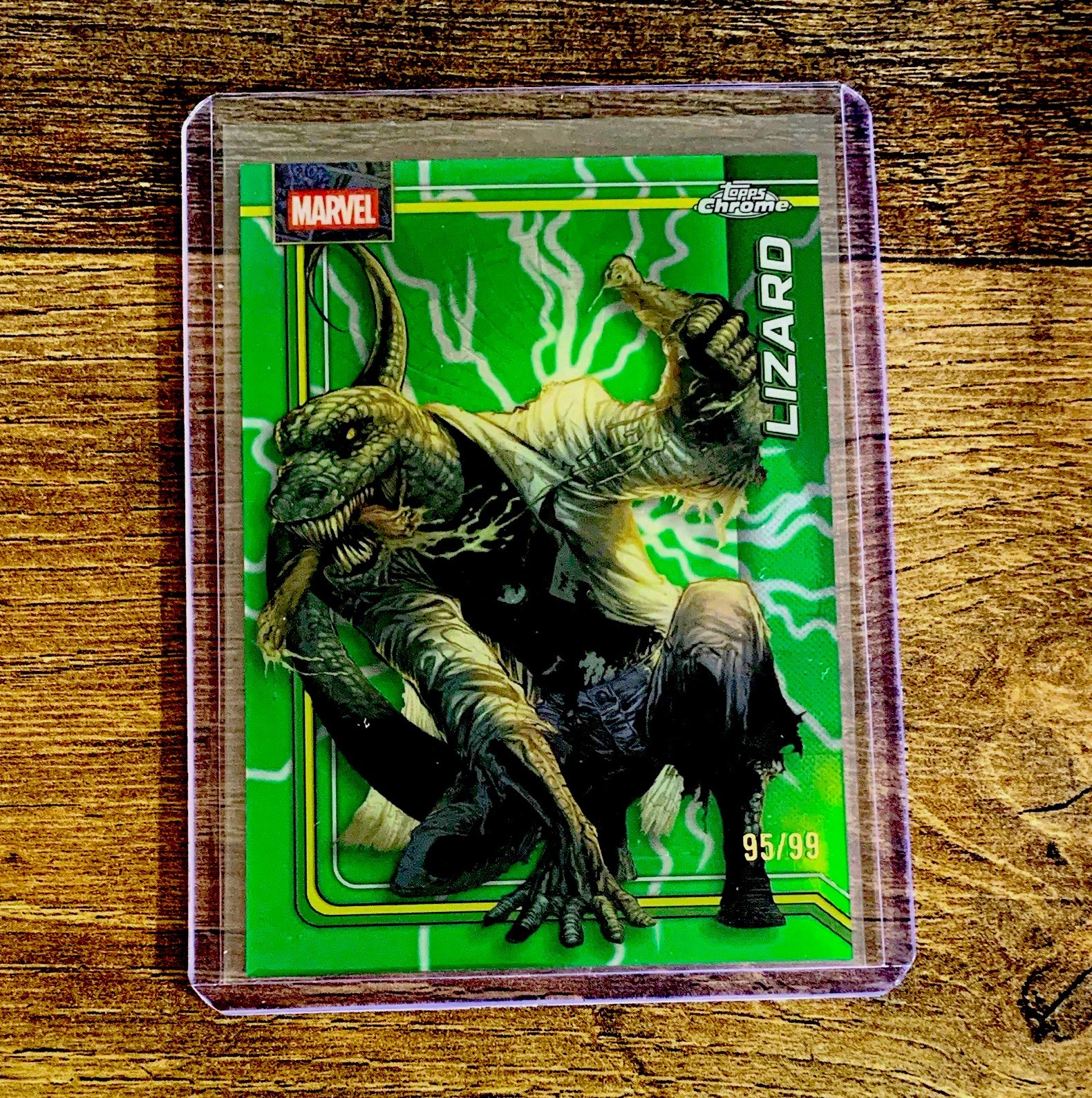 Topps 2026 Topps Chrome Marvel Lizard #069 Serial #95/99 Non-Sport Card