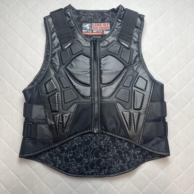 Speed And Strength Battle Rattle Spine Vest Mens Medium Black Motorcycle