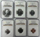 1967 Canada Prooflike NGC Set AS IMAGED PL66, PL66Cameo, PL 65RD