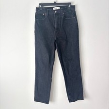 Abercrombie  Fitch The 90s Straight Ultra High Rise Black Denim Jeans