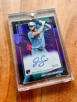 Jac Caglianone [Purple] FA-CAG #/75 - 2026 Topps Finest Auto Baseball