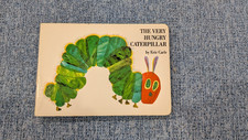 The Very Hungry Caterpillar Eric Carle 1994 Mini Board Book 1st Year Printing