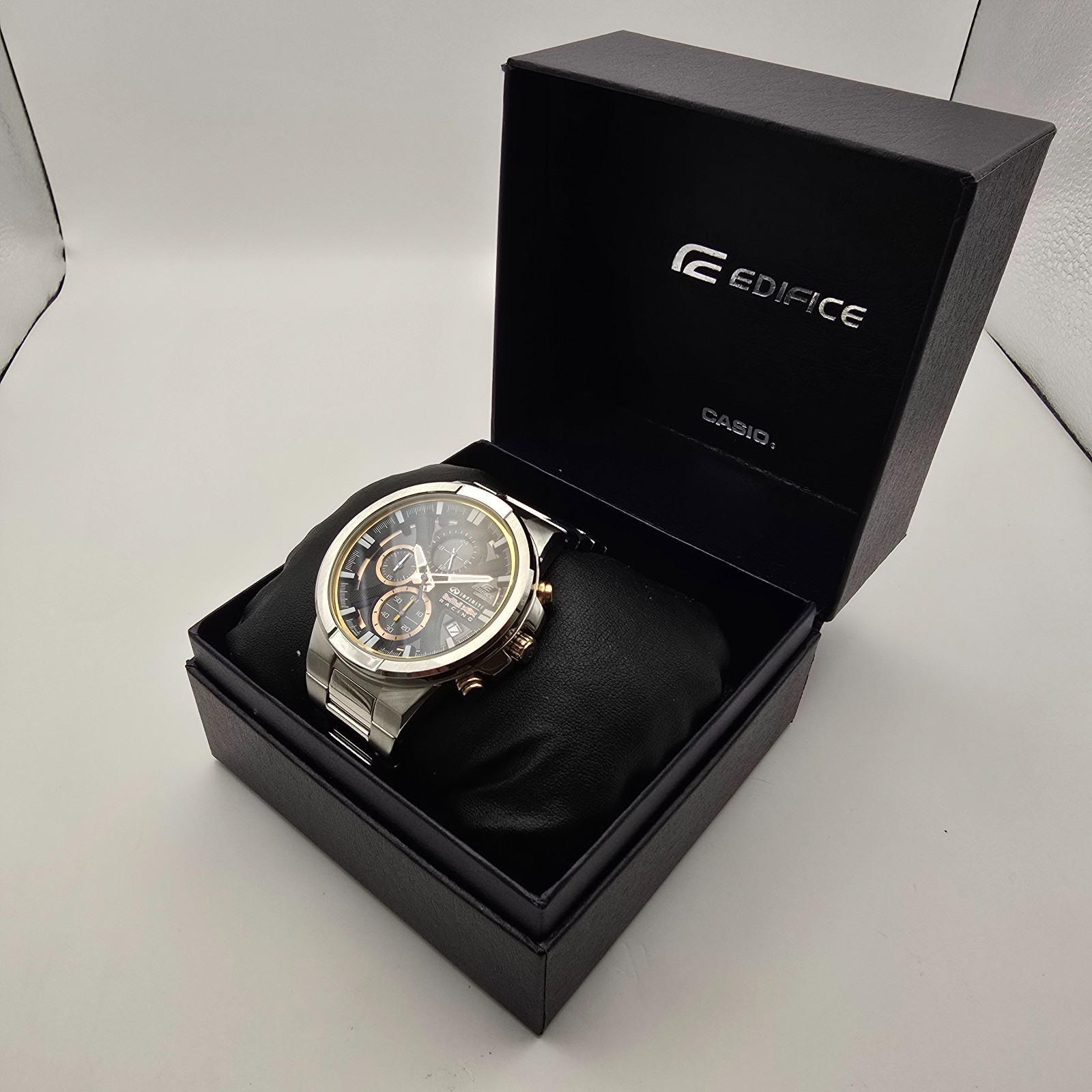 CASIO EDIFICE INFINITI RED BULL RACING EFR-544RB CHRONOGRAPH MENS WATCH WITH BOX image 5