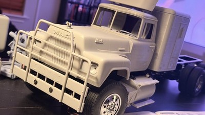 RC TAMIYA 1/14 MACK ''Rubber Duck'' Movie Truck Body -Kenworth, Volvo, King Hauler