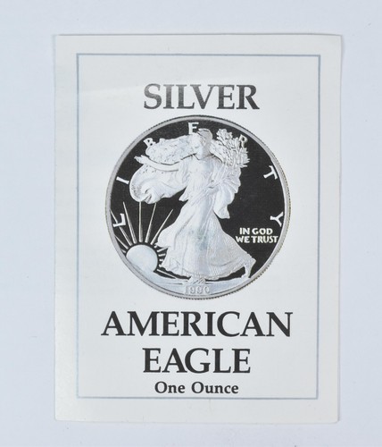 1990-S American Silver Eagle Proof CoA