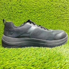 Skechers Transporter Lite Mens Size 13 Black Composite Toe Safety Work Shoes