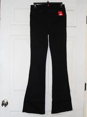 NWT SPANX 20326R  Flare in Clean Black Pull-on Stretch Jeans