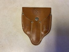 Vintage Geo. Schrade Boy Scout Eating Utensils With Leather Case