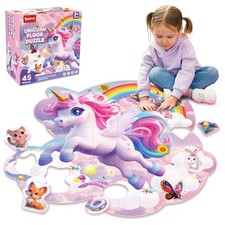 Unicorn Floor Puzzle 45 Piece Large Kids Jigsaw Puzzle Ages 4 to 8