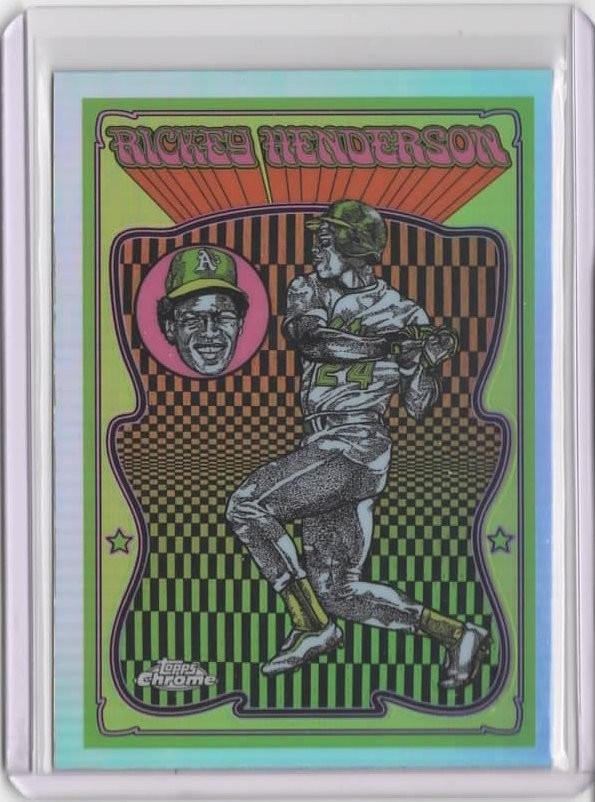 2025 Topps Chrome Ultra Violet All-Stars #UV12 Rickey Henderson