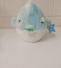 Plush LED Water Chime Sound Fish 14" Stuffed Animal FAO Schwarz Glow Brights NEW