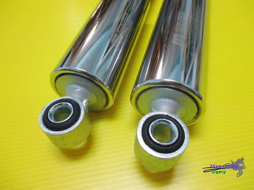 YAMAHA YL2 YL2G YB80 YB90 YB100 REAR SHOCK SET 290 mm."CHROME"  [mi3907] - Image 4 of 4
