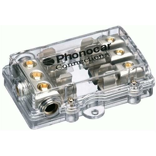 Portafusibile 3 uscite Fusibili 10x38 Cavo In 3x25 mm2 Cavo Out 3x10 mm2 Phonoca