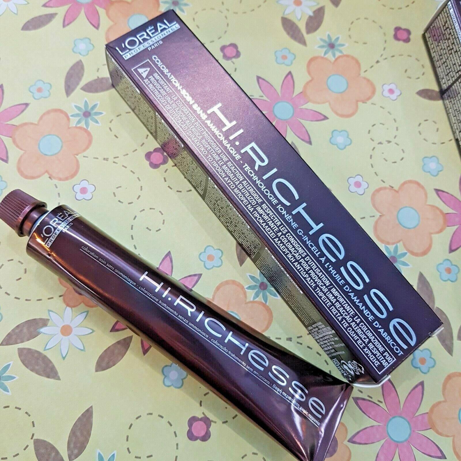 L'OREAL HI.RICHESSE 4.26 AUBERGINE MELANZANA COLORAZIONE SENZA AMMONIACA