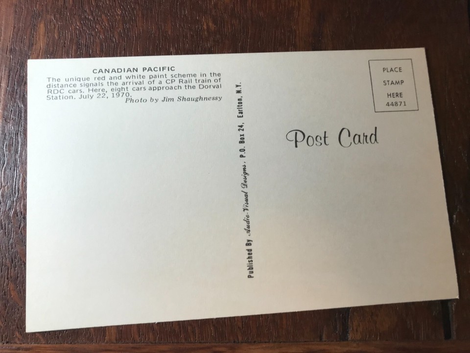 Canadian Pacific Arrival of a CP Rail Train RDC Car Dorval Station ...