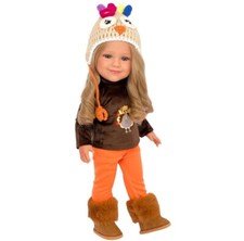 18 Inch Doll Clothes- Fall Turkey Outfit With...
