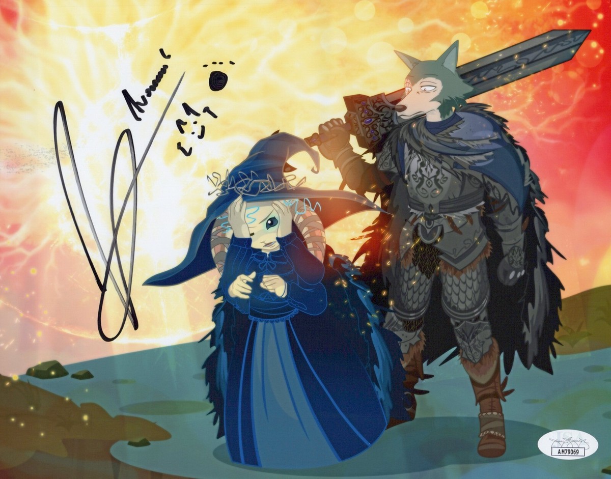 Jonah Scott Signed 8x10 Beastars Legoshi Authentic Autograph Photo