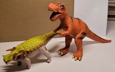 Tyrannosaurus Rex  Ankylosaurus Dinosaurs Collectible Toys