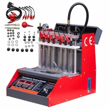  Car Motorcycle fuel Injector Ultrasonic Cleaner Tester 110V