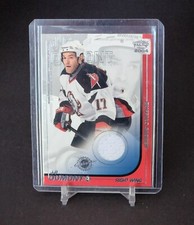 J-P Dumont 2003-04 Pacific #6 GAME USED JERSEY hockey cards BUFFALO SABRES l