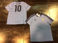 2912 ADIDAS AFA ARGENTINA PLAYER MESSI 10 JUNIOR TEE SHIRT MAGLIA MAGLIETTA
