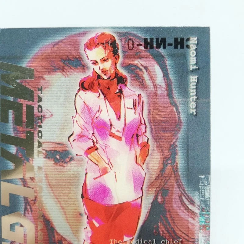 004 Naomi Hunter Metal Gear Solid Trading cards Plastic Back Serial Number - Photo 3/4