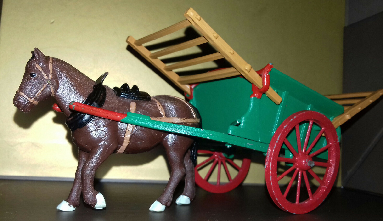 Miniature Britains – Charette à Foin En Plomb – Vintage UK