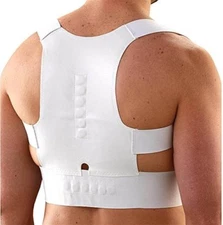 Shop Flash Men's Mid Back Pain Relieving Magnetic Shoulder Support,White, Medium