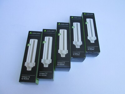 5 StAura Long Life UNIQUE-T E 42 Watt 840 Lampe Leuchte 42W 3200 IM