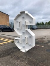4ft light up Dollar sign