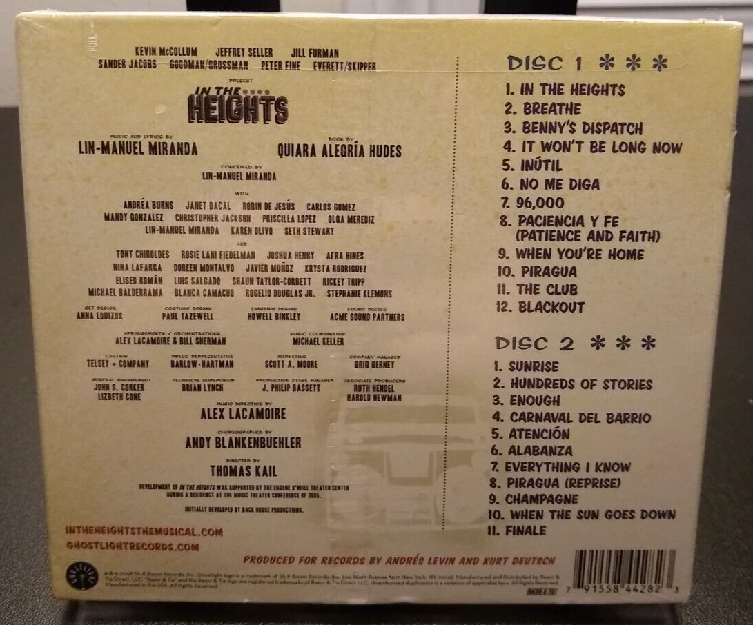 In the heights 2025 original cast full show