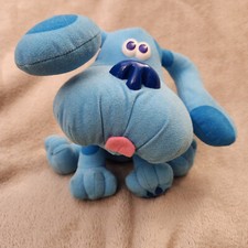 1997 Vintage Tyco 8" Blue's Clues POSE A BLUE Puppy Dog Plush Stuffed Animal 90s