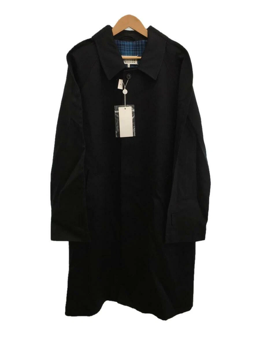 Maison Margiela 20SS Bal collar coat 50 Navy cotton S50AA0092