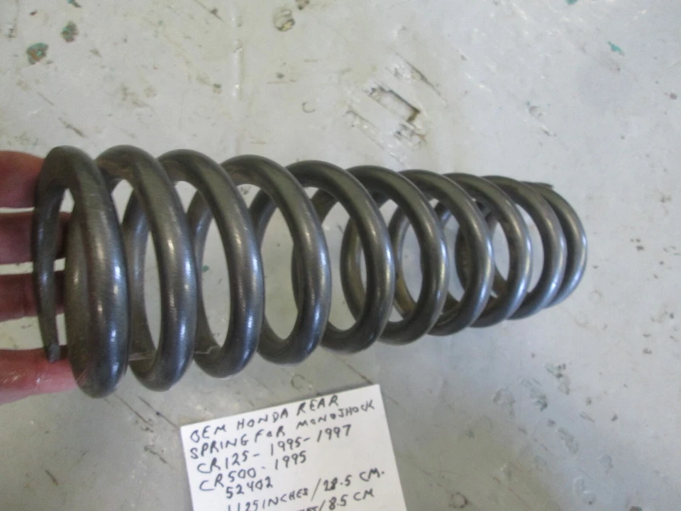 HONDA 1995 - 1997 CR125R / 1995 CR500R muelle de choque trasero mono, 52402 Foto 2 de 4