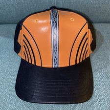 Bioworld Chainsaw Man Mens Hat Pochita Faux Leather Snapback Adjustable OSFM New