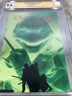 Teenage Mutant Ninja Turtles 1 CGC SS 9.6 Oliver Negative Virgin